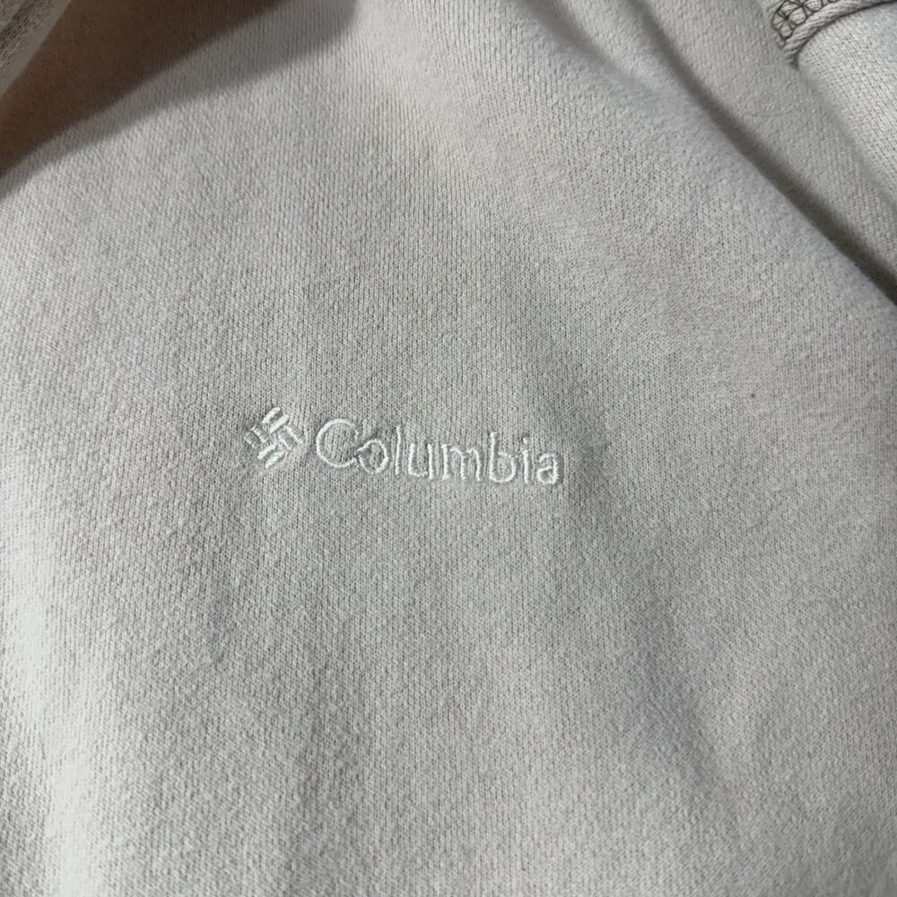 Columbia Quarter Zip Fleece Pullover Tan Brown XL Outdoor - Picture 4 of 9